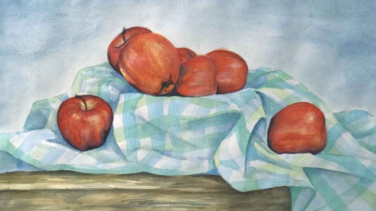 Teresa Katherine apple watercolors